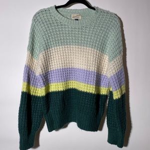 Color Block Sweater - Small